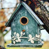 Sanding & Painting Birdhouses