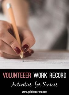 Volunteer Work Record