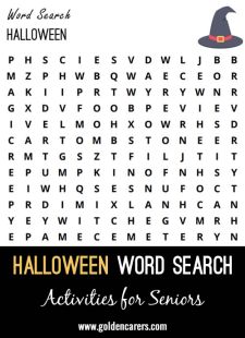 Halloween Find-A-Word