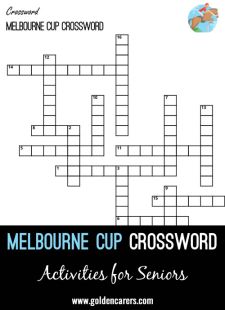 Melbourne Cup Crossword