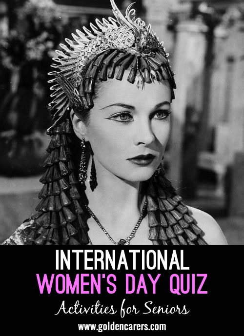 International Women’s Day Matching Quiz