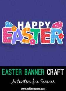 Easter Banner Craft