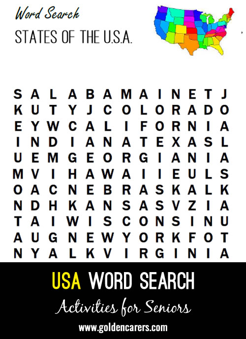 USA Word Search