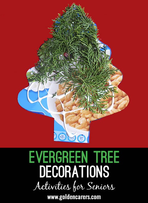 Evergreen Hanging Christmas Trees 