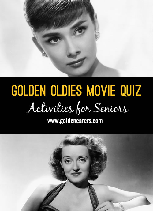 Golden Oldies Movie Quiz