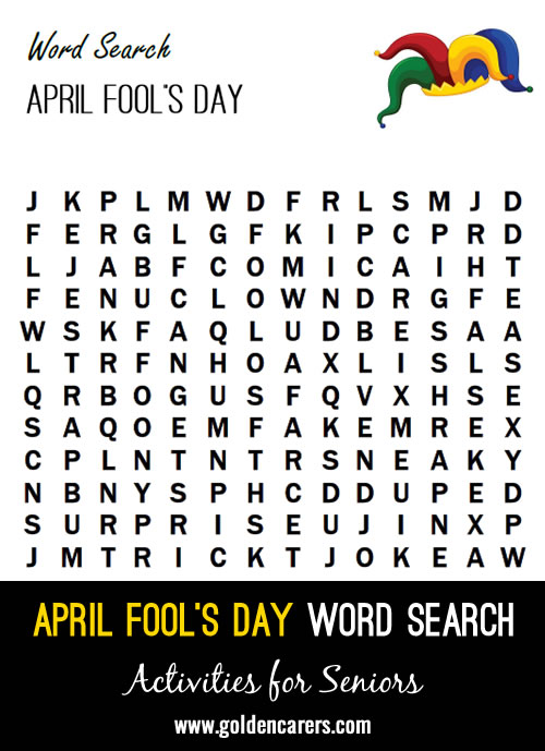 April Fool's Day Word Search