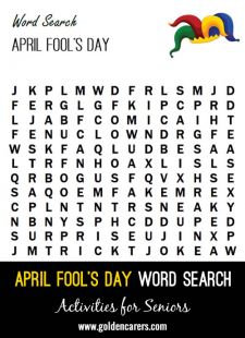 April Fool's Day Word Search