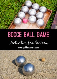 Bocce Balls Game