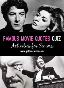 Famous Movies Quotes Quiz #1