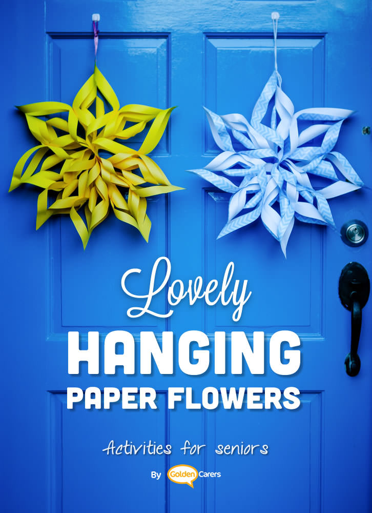 Lovely Hanging Paper Flowers