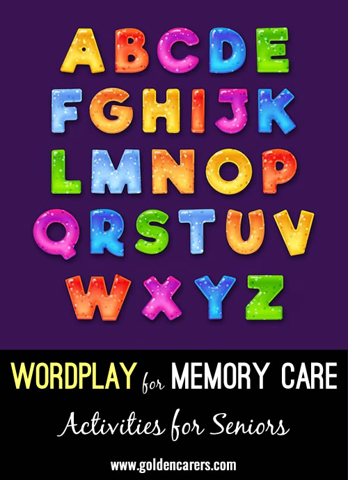 Wordplay for Memory Care