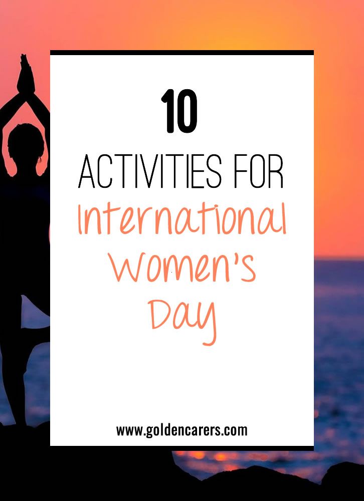 10 Activities for International Women's Day