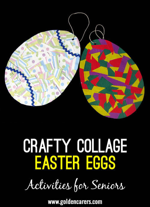 Crafty Collage Easter Eggs