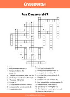 Fun Crossword #7