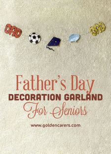 Father's Day Decoration Garland