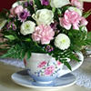 Cup and Saucer Table Decorations