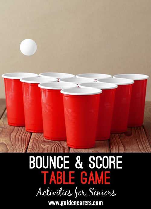 Bounce and Score Table Game