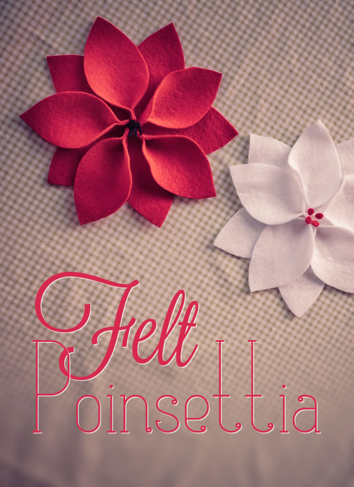 Felt Christmas Poinsettia