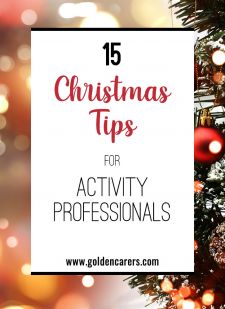 15 Christmas Tips for Activity Professionals