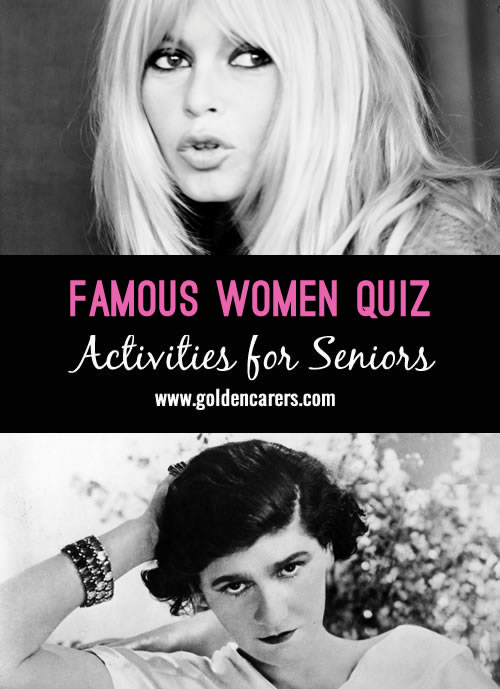 Famous Women Quiz