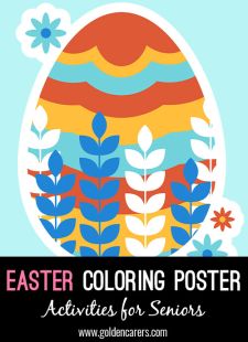 Easter Colouring Poster