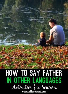 How to say Father in different Languages