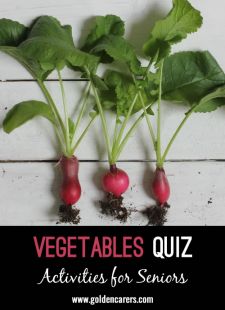 Name the Vegetable Quiz