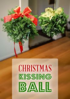 Christmas Kissing Ball