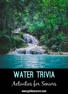 Water Trivia, Facts and Figures 