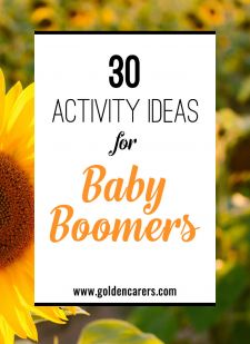 Activities for the Baby Boomer Generation 