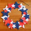 Wreath Decoration for US Independence Day