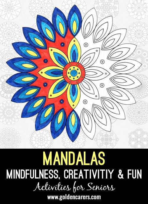 Mandala Activities for the Elderly