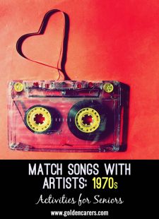 Match Songs with Artists: 1970s