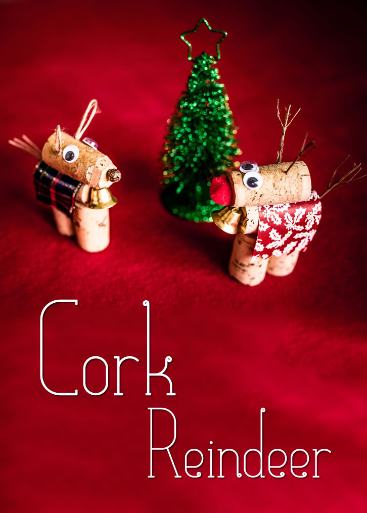 Christmas Cork Reindeer