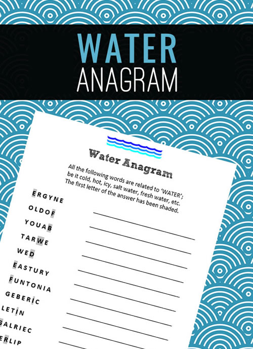 Water Anagram