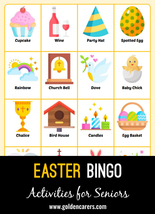 Easter Bingo for Senior Care