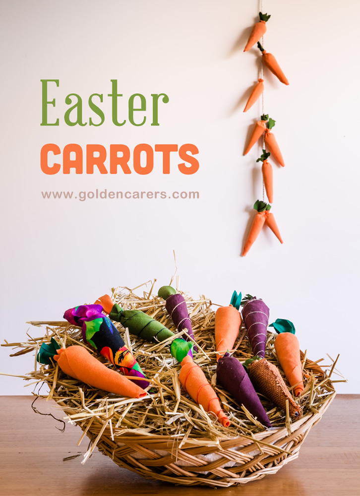 Easter Carrots Craft