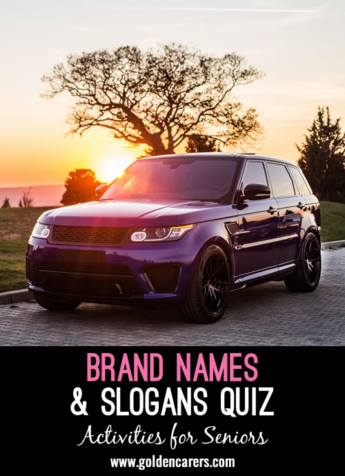 Brand Names & Slogans Quiz 2