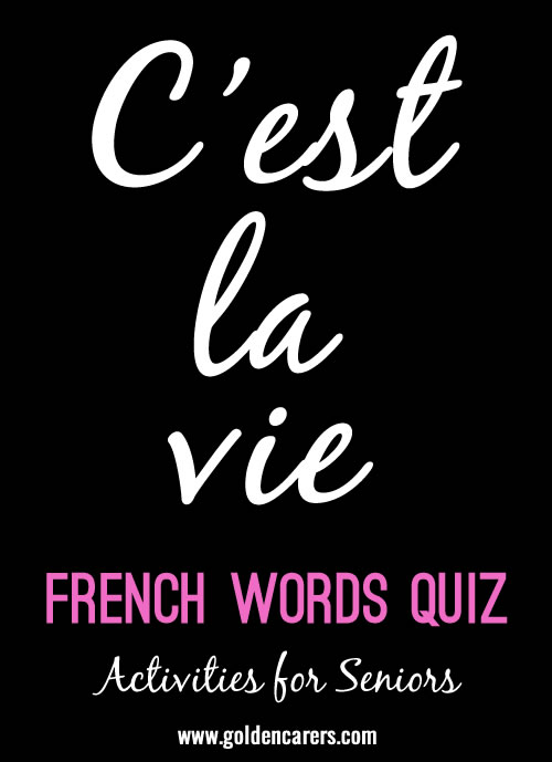 French Words Quiz