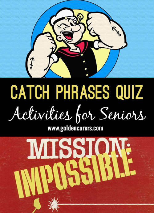 Catch Phrases Quiz