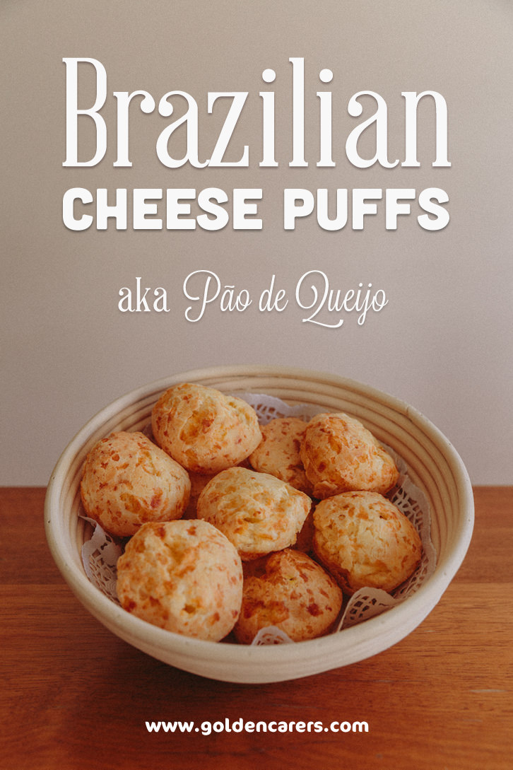 Brazilian Cheese Puffs (aka ‘Pão de Queijo’)