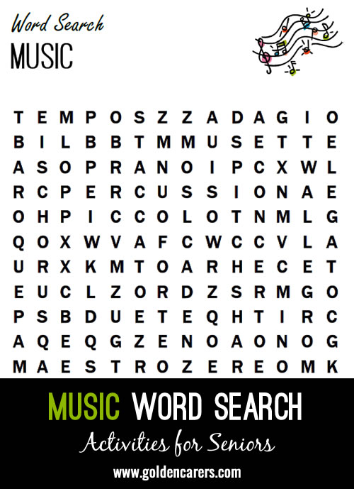 Music Word Search