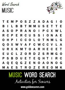 Music Word Search