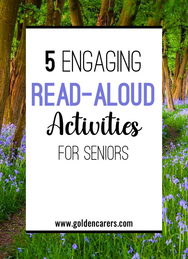 5 Engaging Read-Aloud Activities for Seniors