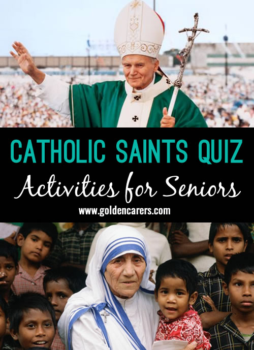 Catholic Saints Quiz