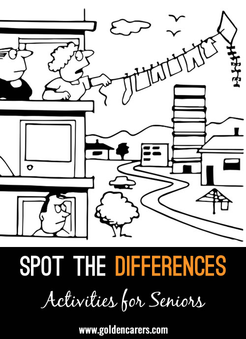 Spot the Differences - Clothesline