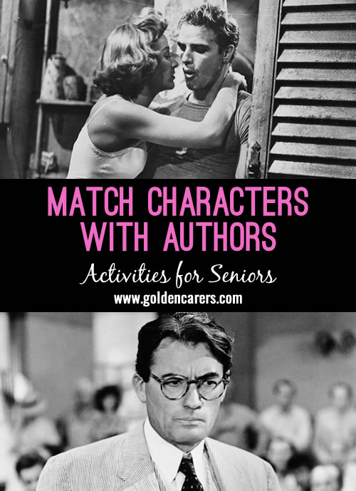 Match Characters with Authors