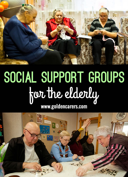 Social Support Groups for Seniors