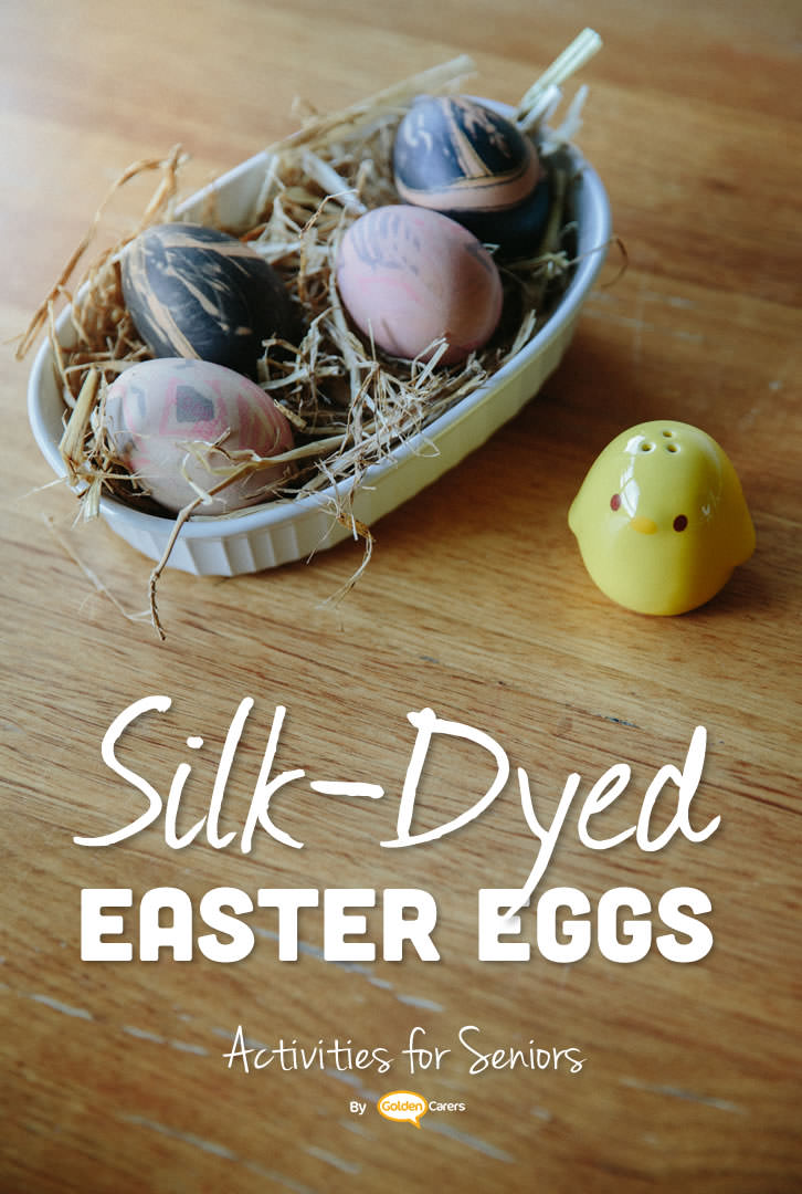 Silk-dyed Easter Eggs