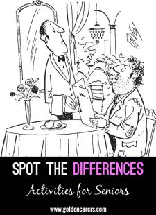 Spot The Differences - Waiter